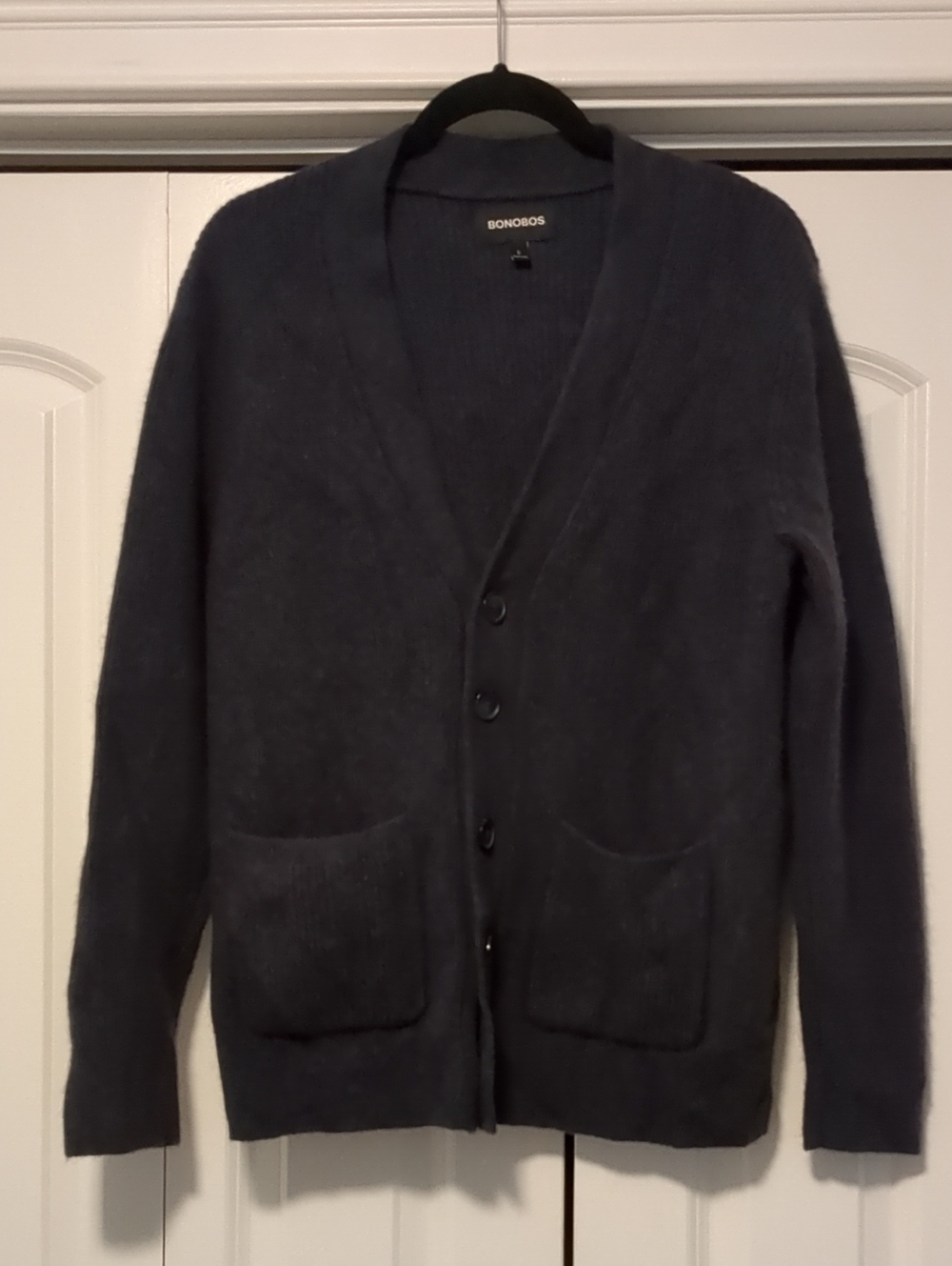 Men's Dark Blue Cardigan